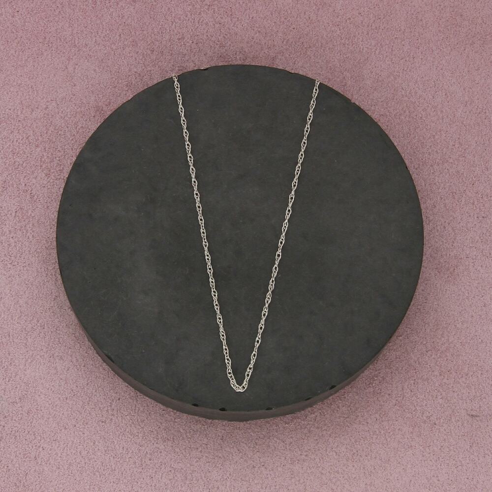 sterling silver 1mm prince of wales chain necklace size 30.5in